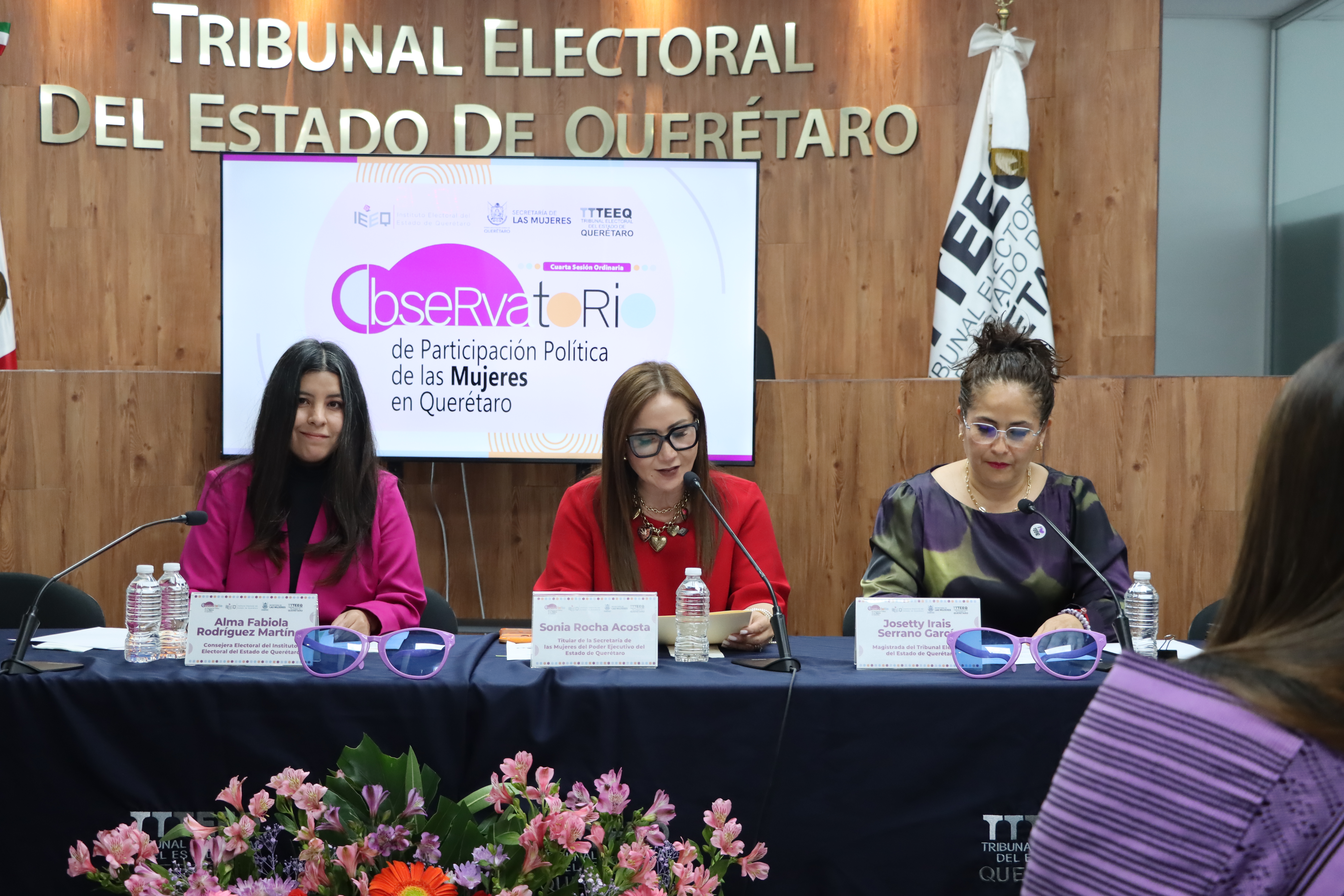Toma protesta nueva integración del Observatorio de Participación Política de las Mujeres en Querétaro